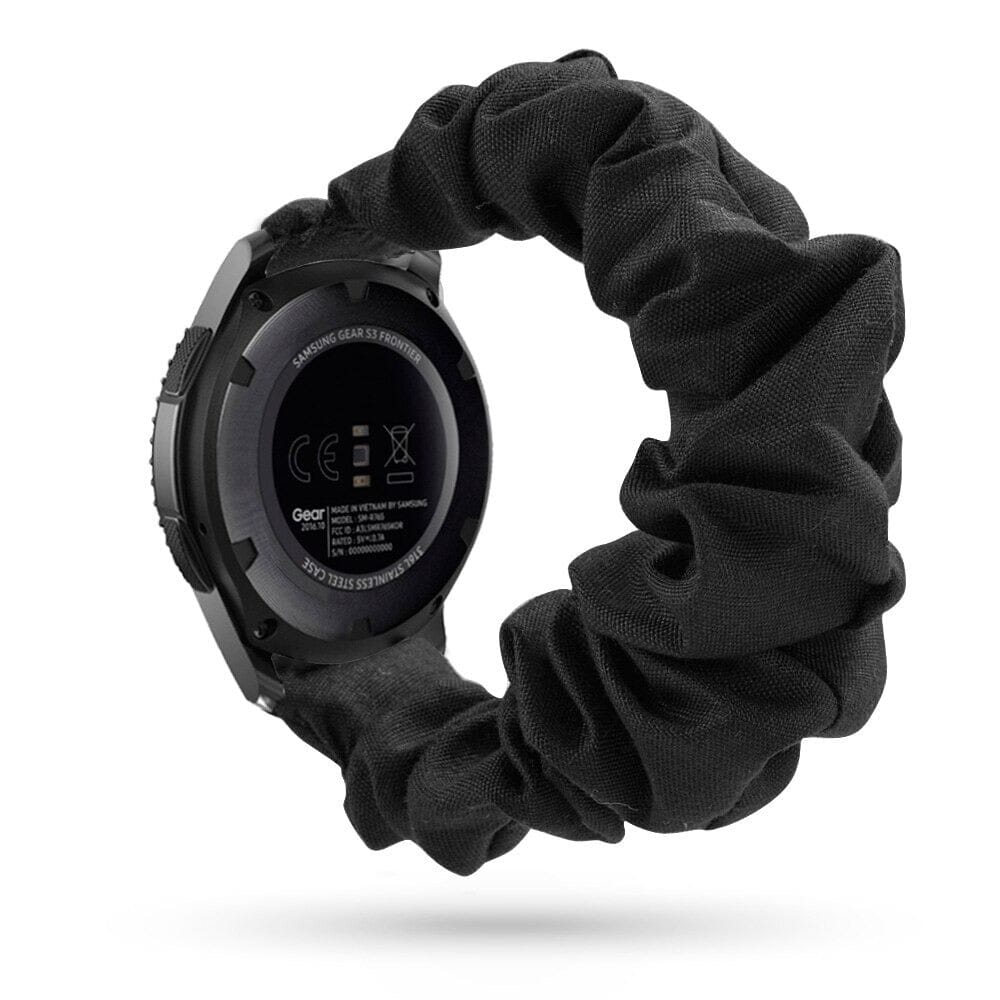 black-garmin-venu-x1-watch-straps-nz-scrunchies-watch-bands-aus