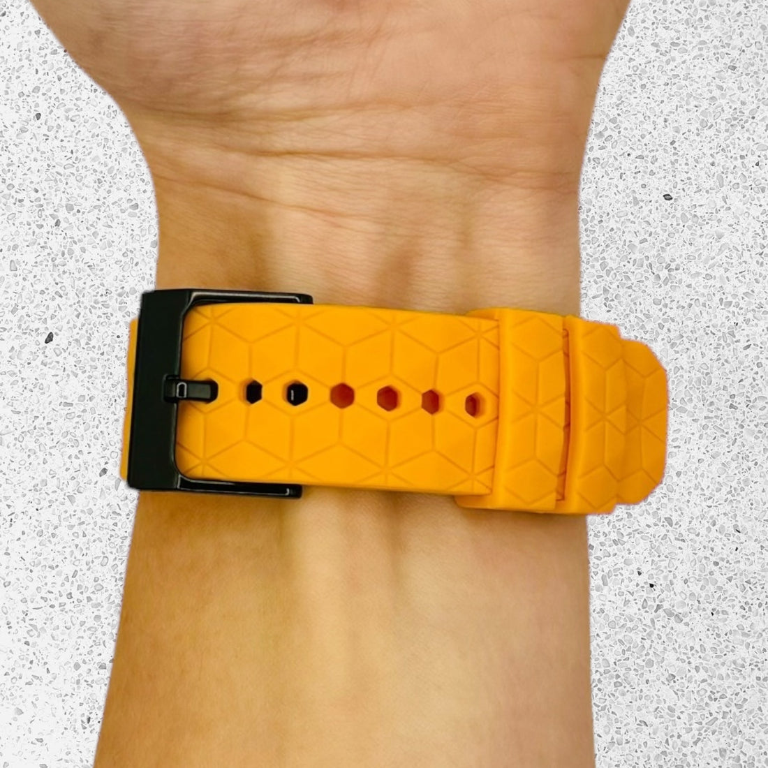 orange-hex-pattern-garmin-descent-mk-1-watch-straps-nz-silicone-football-pattern-watch-bands-aus