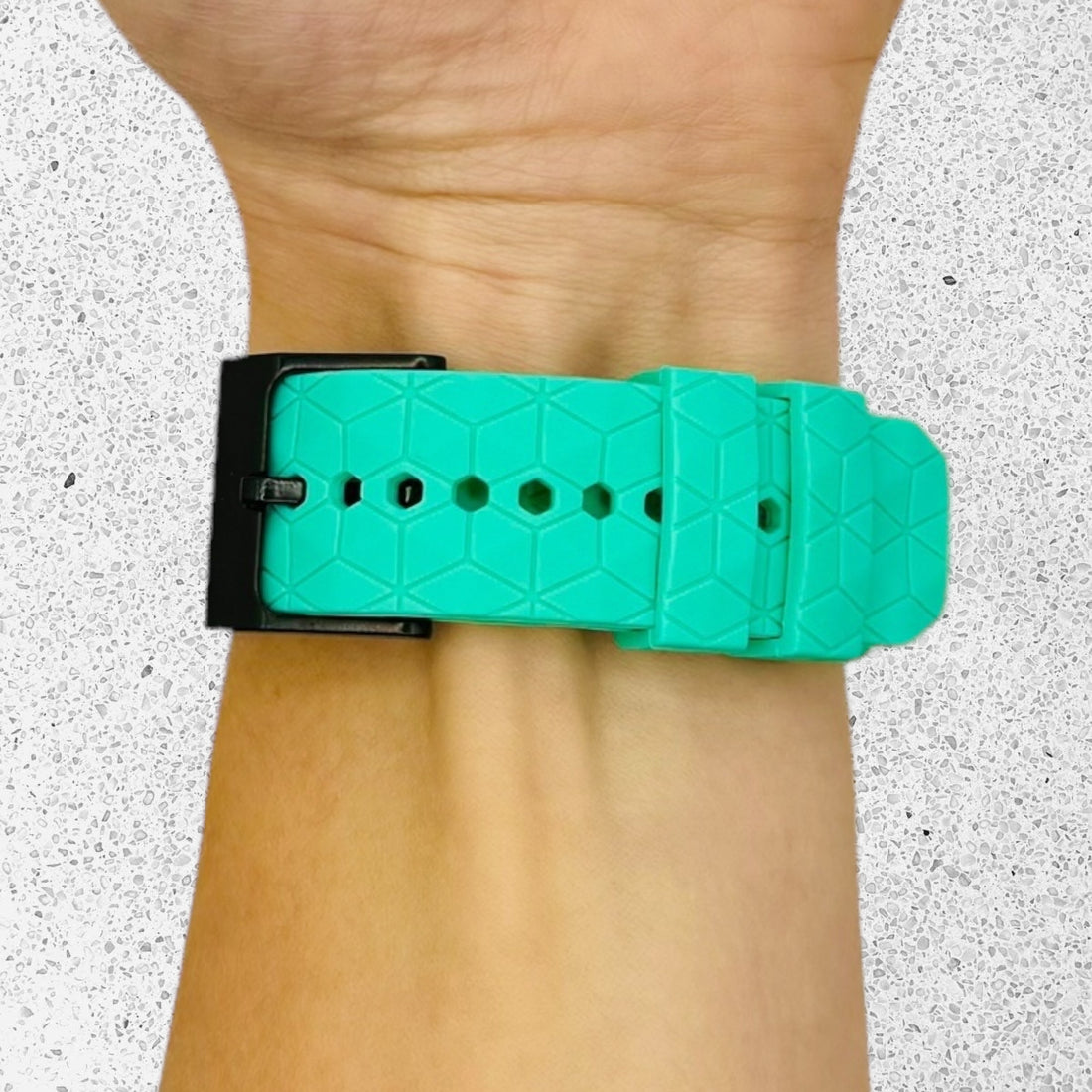 teal-hex-pattern-xiaomi-watch-2-46mm-watch-straps-nz-silicone-football-pattern-watch-bands-aus