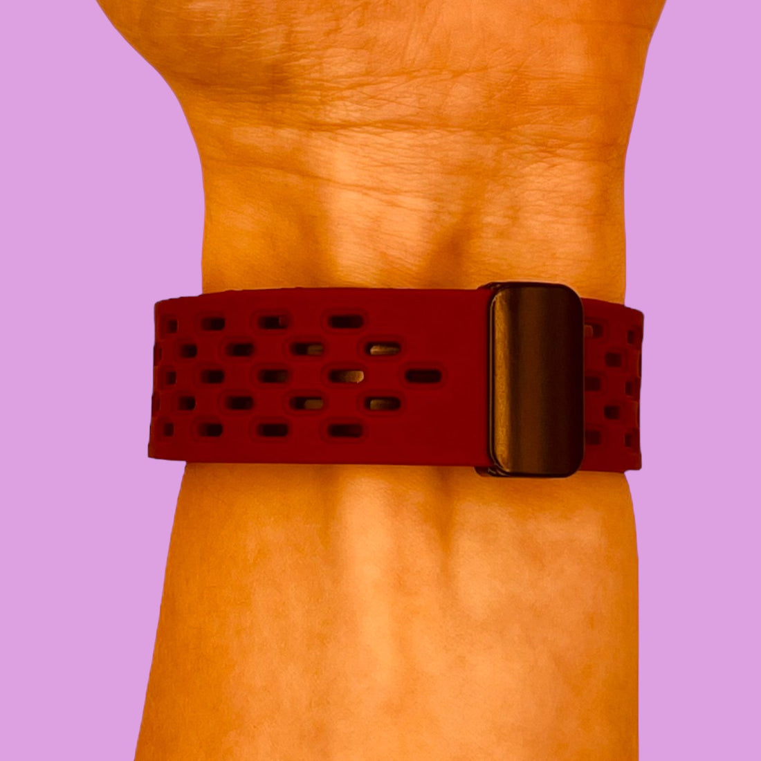 maroon-magnetic-sports-garmin-venu-x1-watch-straps-nz-magnetic-sports-watch-bands-aus