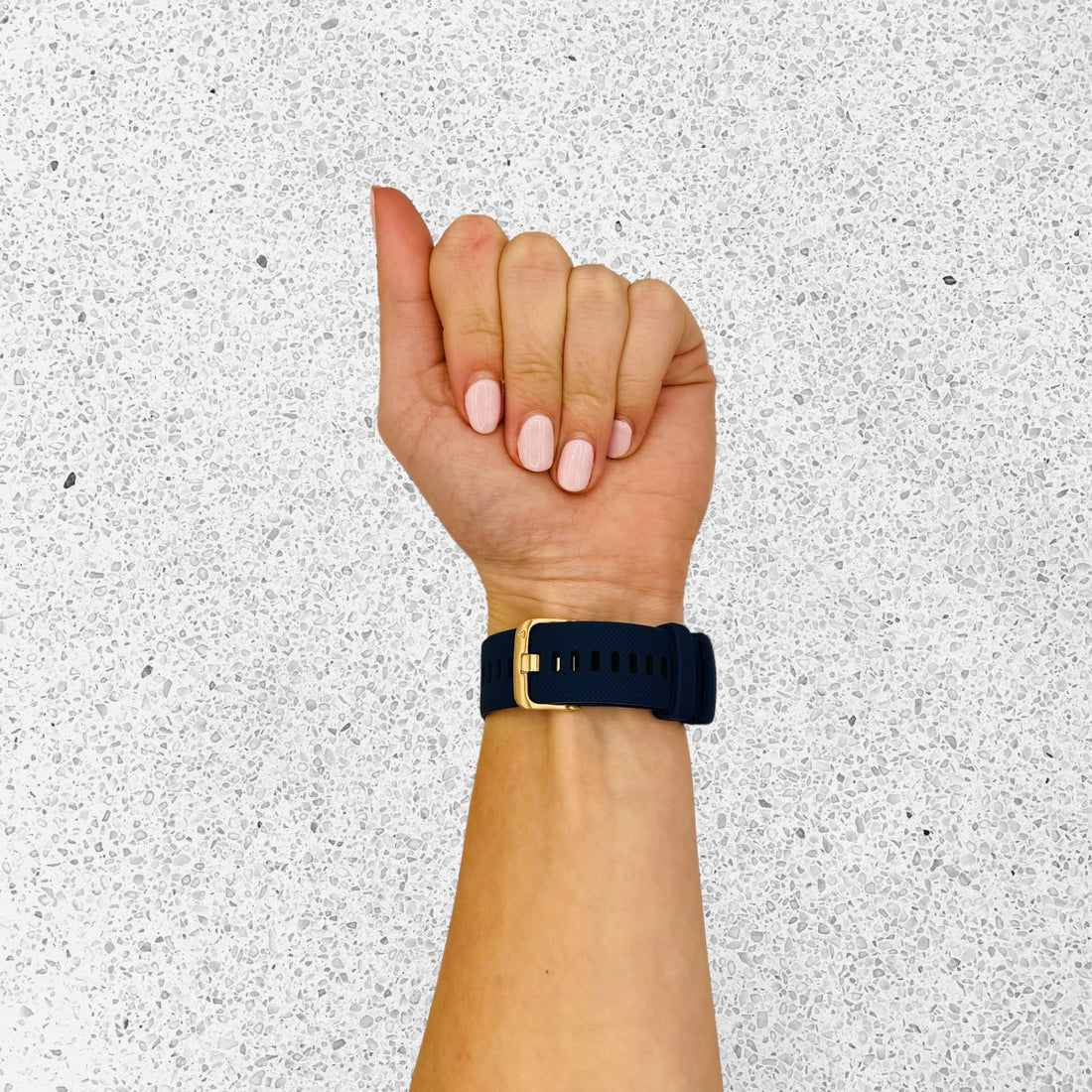 navy-blue-rose-gold-buckle-garmin-venu-3-watch-straps-nz-silicone-rose-gold-buckle-watch-bands-aus-808043,808045