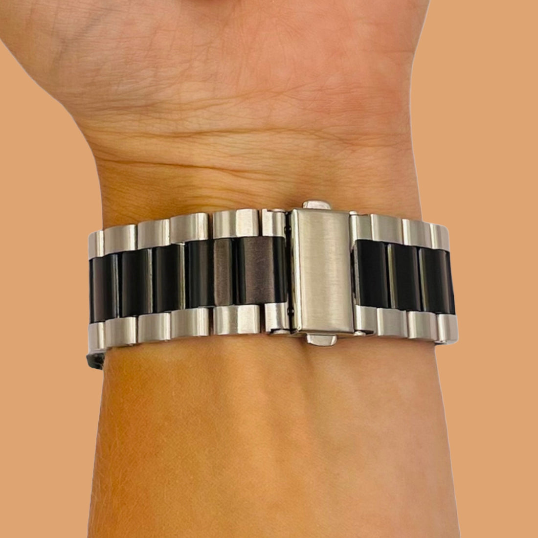 silver-black-metal-samsung-galaxy-watch-7-(40mm)-watch-straps-nz-stainless-steel-link-watch-bands-aus-991015