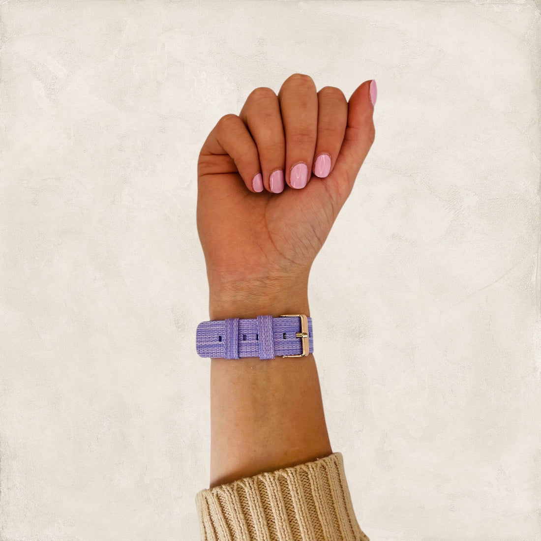 lavender-garmin-epix-pro-(gen-2,-42mm)-watch-straps-nz-canvas-watch-bands-aus