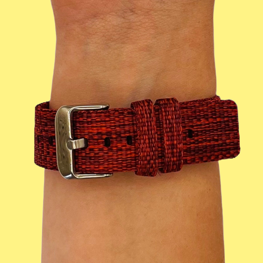 red-samsung-galaxy-watch-ultra-watch-straps-nz-canvas-watch-bands-aus