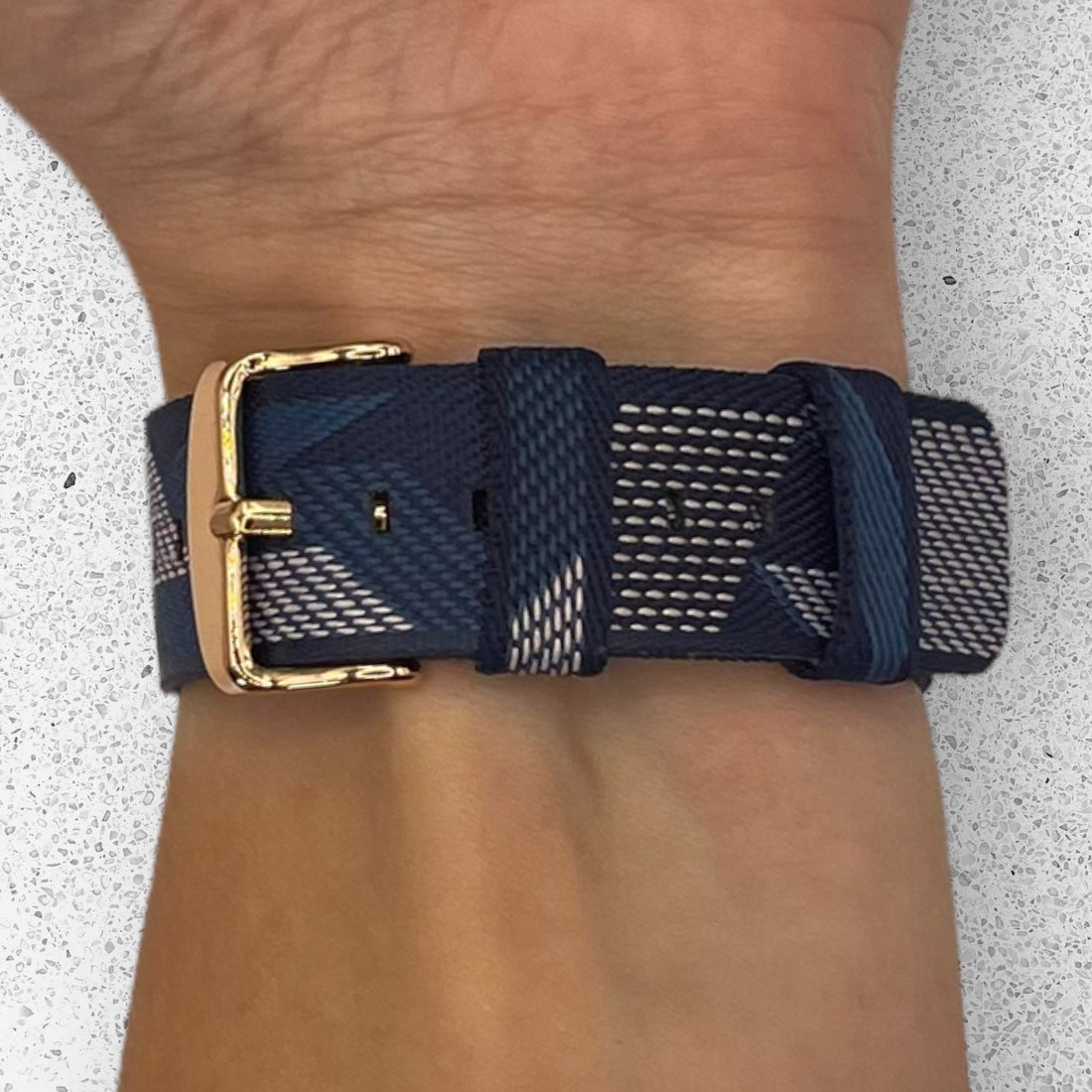 blue-pattern-huawei-watch-fit-3-watch-straps-nz-canvas-watch-bands-aus-996011