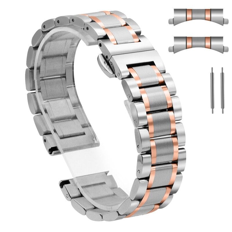 Replacement Stainless Steel 24mm Watch Straps
