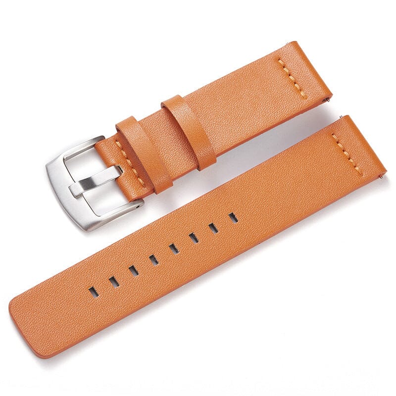 orange-silver-buckle-garmin-venu-x1-watch-straps-nz-leather-watch-bands-aus