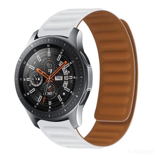 white-huawei-watch-fit-4-watch-straps-nz-magnetic-silicone-watch-bands-aus