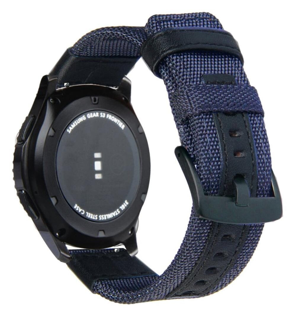 blue-huawei-watch-gt4-46mm-watch-straps-nz-nylon-and-leather-watch-bands-aus