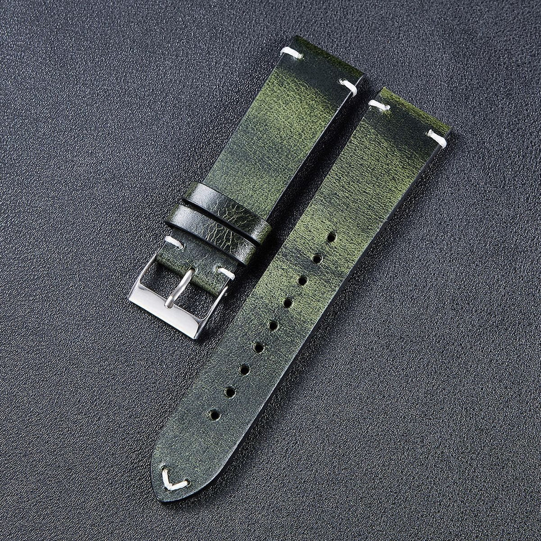 green-garmin-descent-mk3-mk3i-(51mm)-watch-straps-nz-vintage-leather-watch-bands-aus