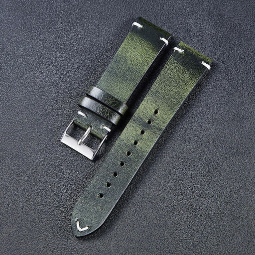 green-ticwatch-5-pro-watch-straps-nz-vintage-oiled-watch-bands-aus