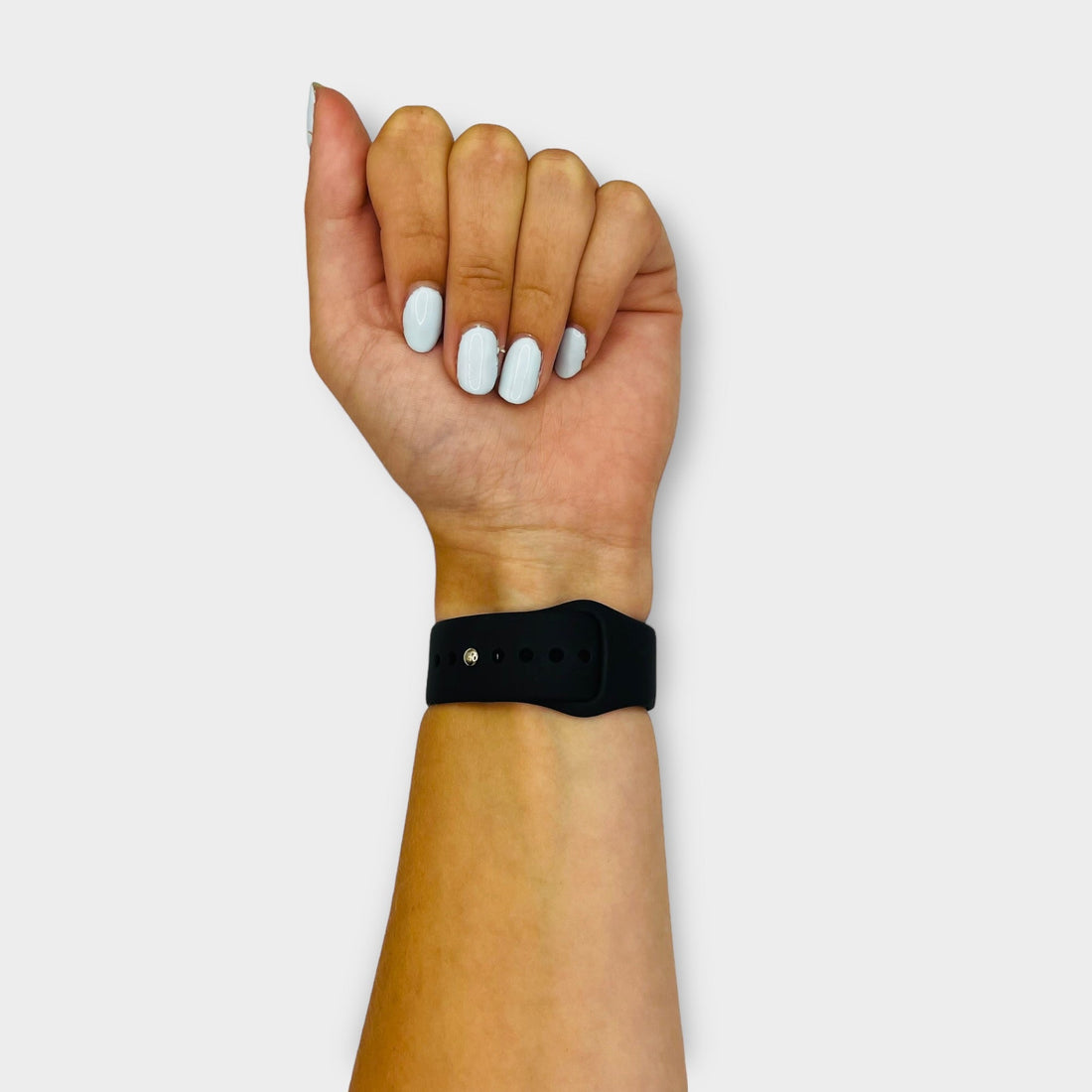 black-garmin-venu-x1-watch-straps-nz-silicone-button-watch-bands-aus
