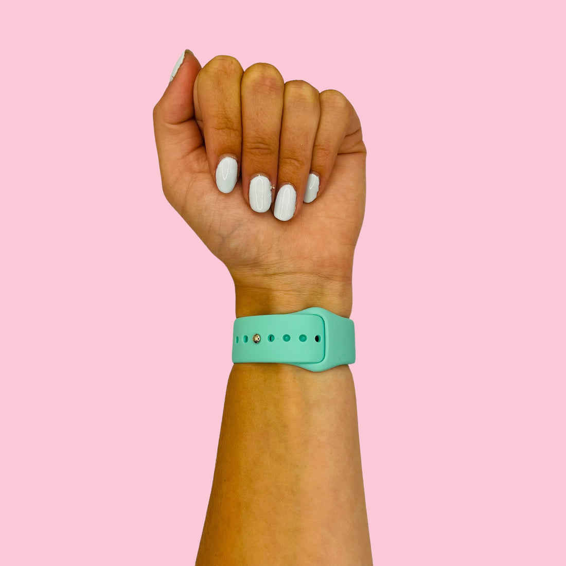 teal-garmin-venu-x1-watch-straps-nz-silicone-button-watch-bands-aus