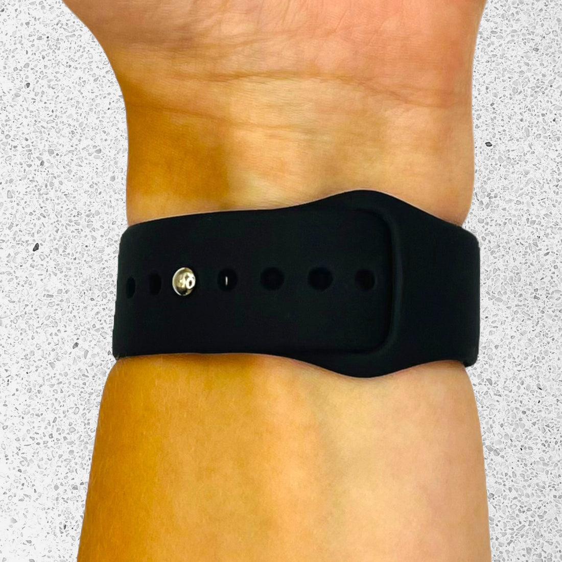black-garmin-venu-x1-watch-straps-nz-silicone-button-watch-bands-aus