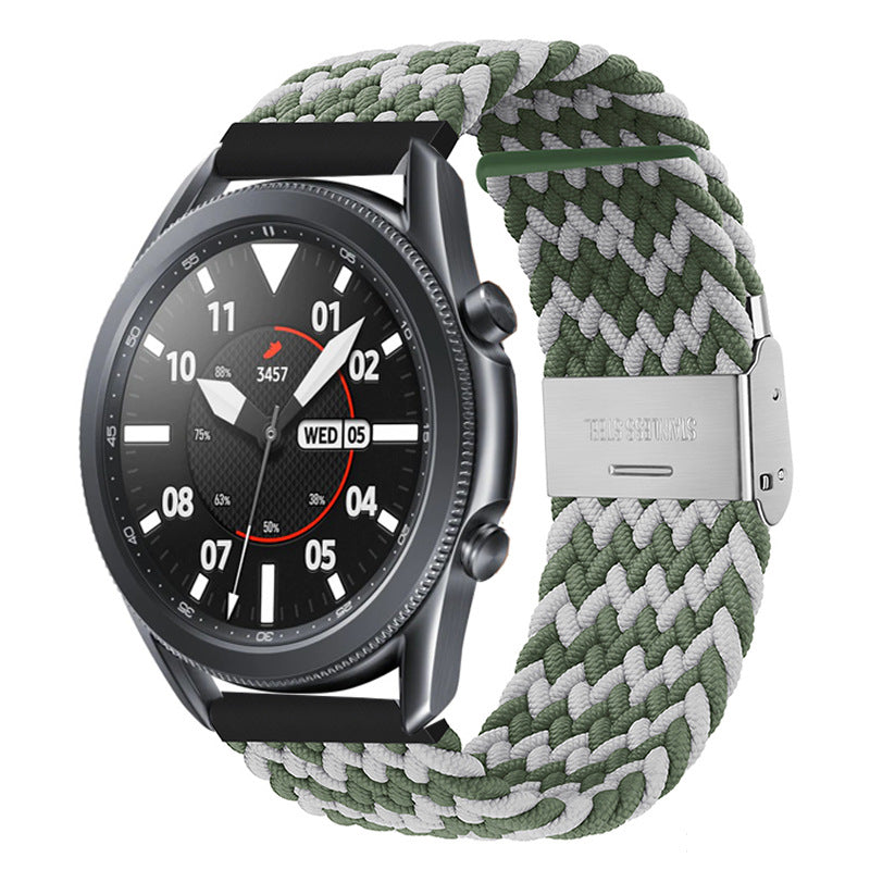green-white-zig-huawei-watch-gt2-46mm-watch-straps-nz-nylon-braided-loop-watch-bands-aus-995767