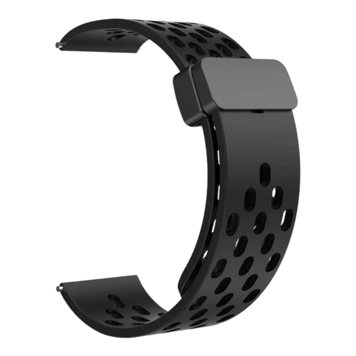 black-magnetic-sports-garmin-venu-sq-2-watch-straps-nz-ocean-band-silicone-watch-bands-aus