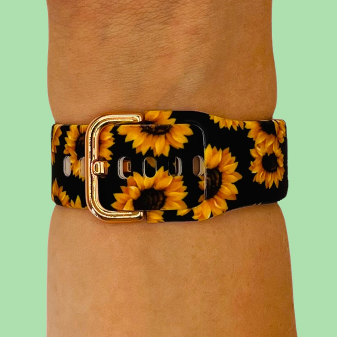 sunflowers-black-polar-vantage-m2-watch-straps-nz-pattern-straps-watch-bands-aus-808404