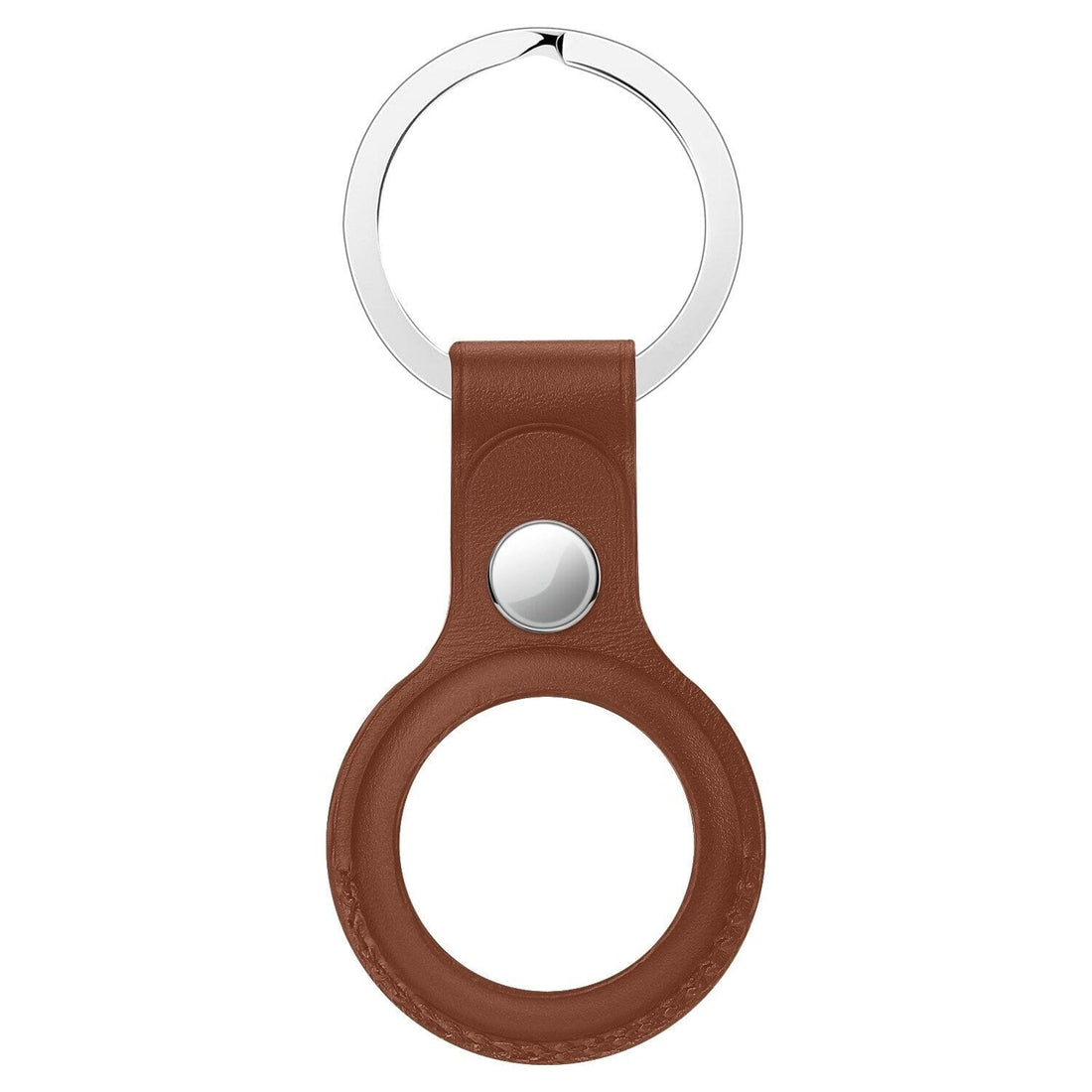 Green Leather Key Chain Cases compatible with Apple Airtags NZ