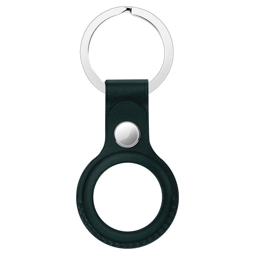 Grey Leather Key Chain Cases compatible with Apple Airtags NZ