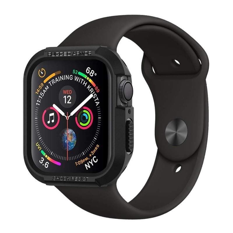 Black Rugged Armor Apple Watch Protection Case NZ