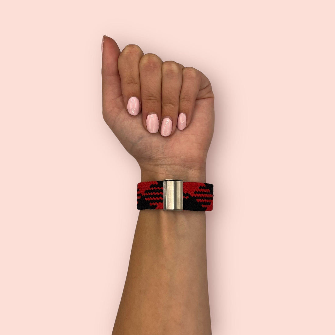 red-white-garmin-vivoactive-4-watch-straps-nz-nylon-braided-loop-watch-bands-aus-995750