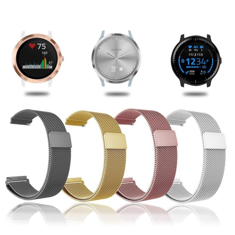black-metal-garmin-approach-s40-watch-straps-nz-milanese-watch-bands-aus