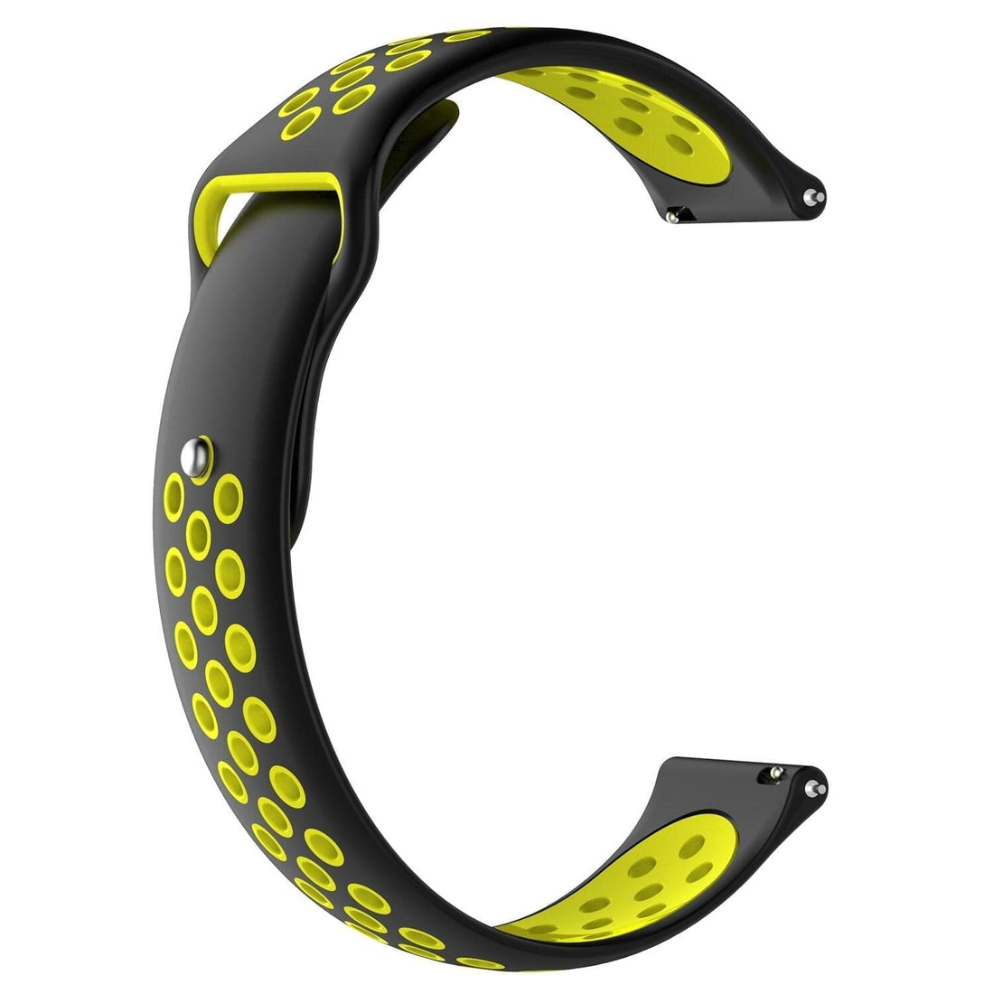 black-yellow-samsung-galaxy-watch-6-(40mm)-watch-straps-nz-silicone-sports-watch-bands-aus-804105