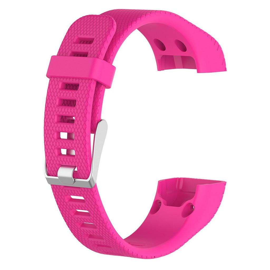 White Replacement Silicone Watch Strap Compatible with the Garmin Vivosmart HR+ NZ