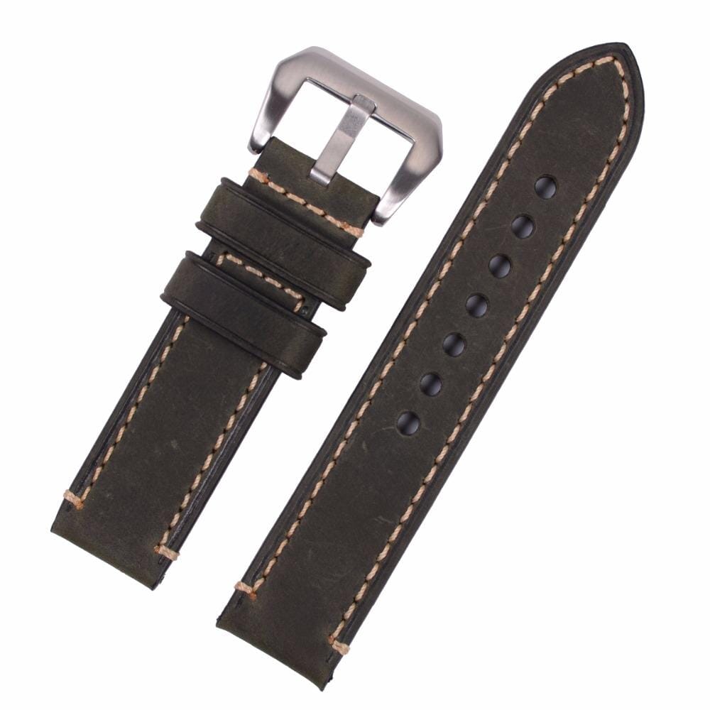 green-black-buckle-ryze-gene-watch-straps-nz-retro-leather-watch-bands-aus