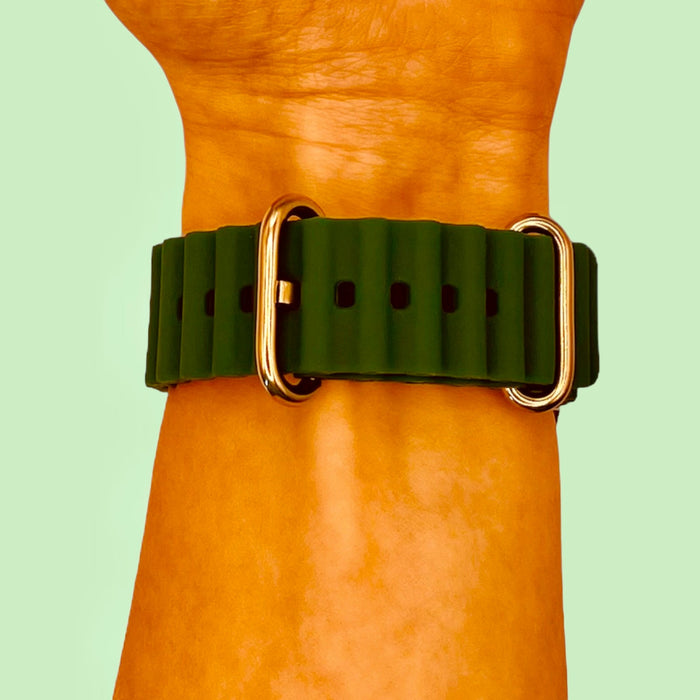 army-green-ocean-bands-garmin-vivomove-hr-hr-sports-watch-straps-nz-ocean-band-silicone-watch-bands-aus-996316