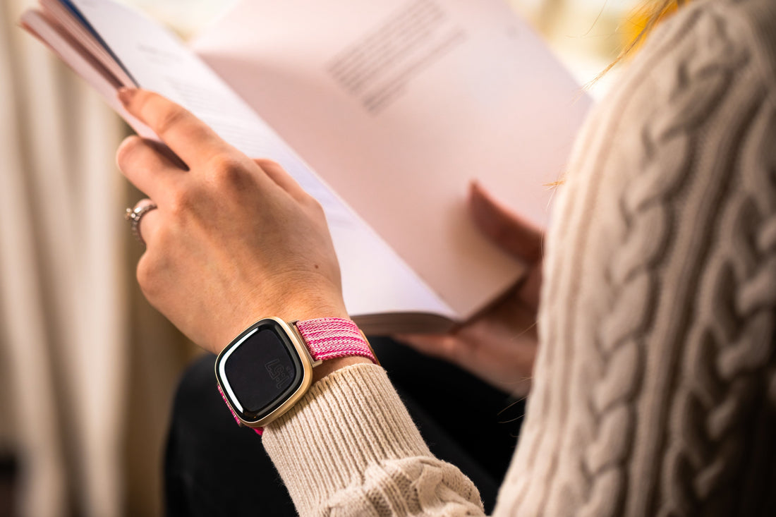 pink-fitbit-charge-5-watch-straps-nz-canvas-watch-bands-aus