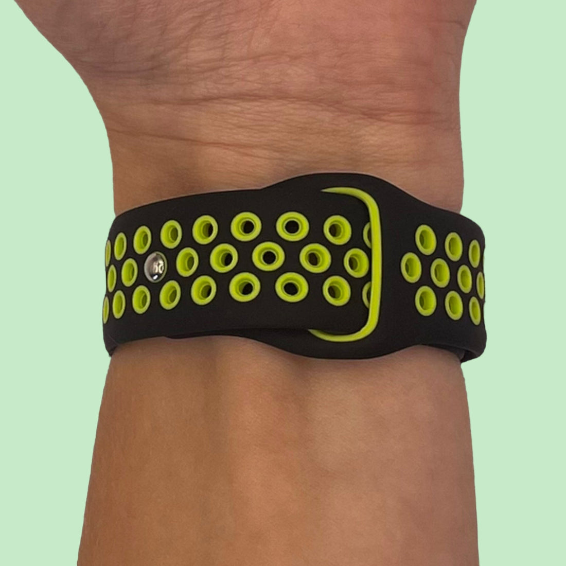 black-green-vincero-20mm-range-watch-straps-nz-silicone-sports-watch-bands-aus-804101