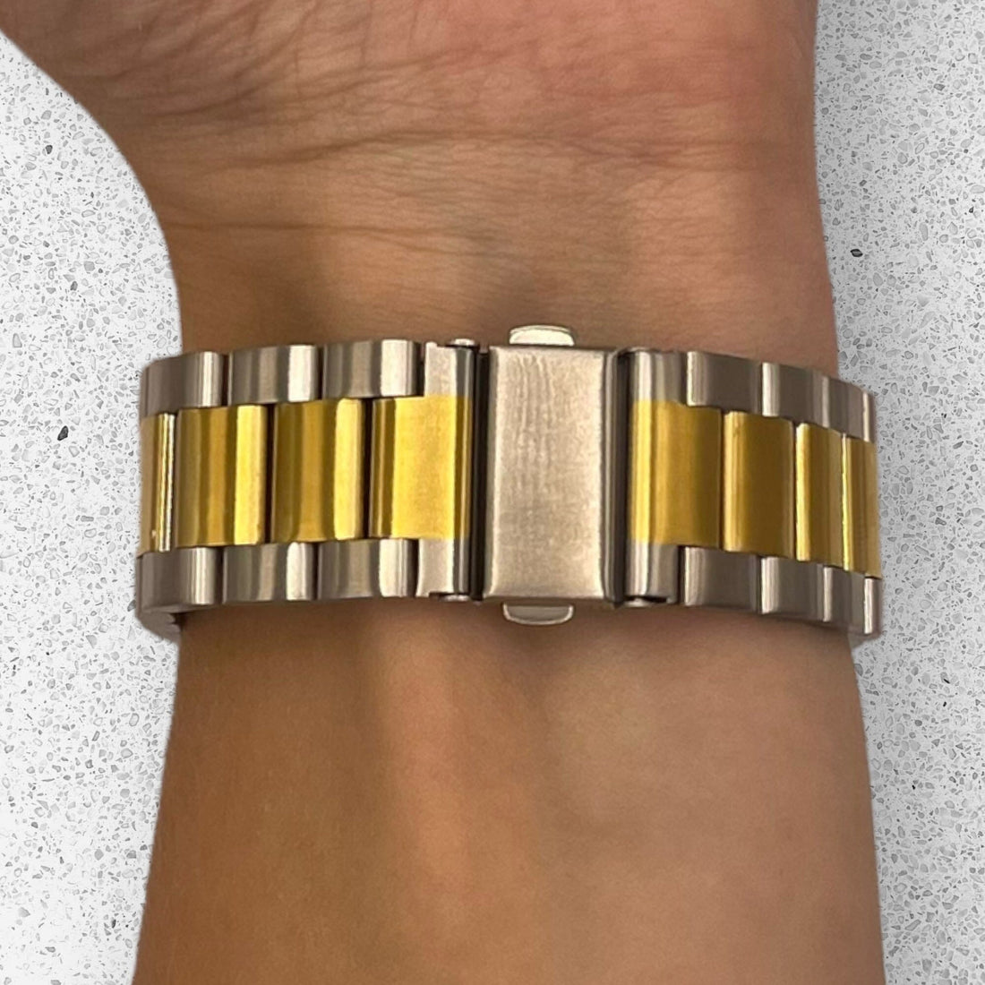 silver-gold-metal-huawei-gt2-42mm-watch-straps-nz-stainless-steel-link-watch-bands-aus-991017