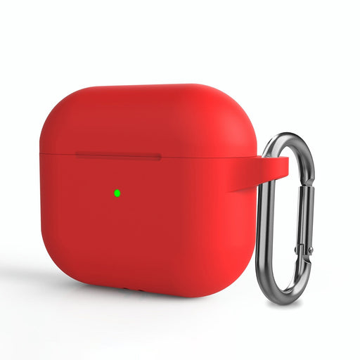 White Silicone Protective case compatible with the Apple AirPods 3 with Clip NZ