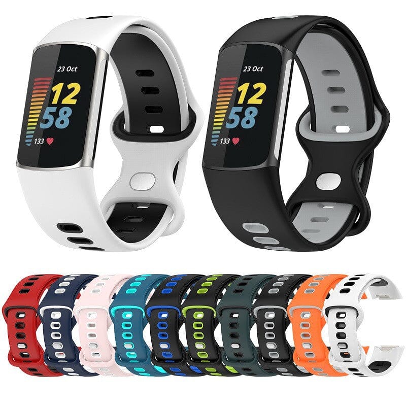 Replacement Silicone Sports Watch Straps Aus Compatible with the Fitbit Charge 6 NZ
