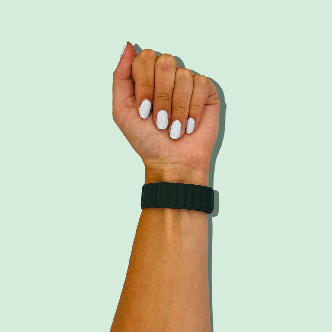 green-garmin-vivoactive-4-watch-straps-nz-magnetic-silicone-watch-bands-aus