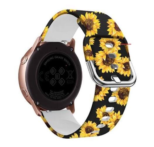 sunflowers-black-polar-vantage-m2-watch-straps-nz-pattern-straps-watch-bands-aus-808404