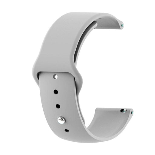 grey-samsung-galaxy-watch-4-(40-44mm)-watch-straps-nz-silicone-button-watch-bands-aus