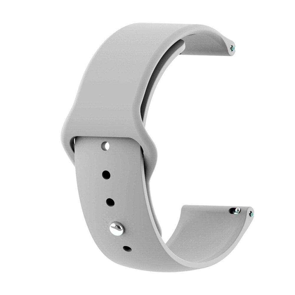 grey-samsung-galaxy-watch-5-pro-(45mm)-watch-straps-nz-silicone-button-watch-bands-aus