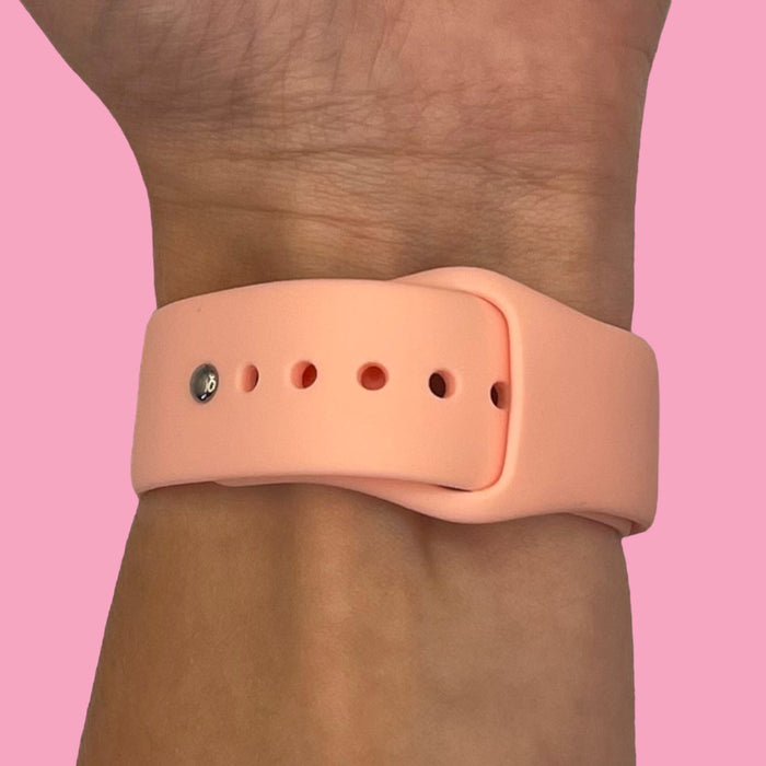 peach-garmin-venu-sq-2-watch-straps-nz-silicone-button-watch-bands-aus