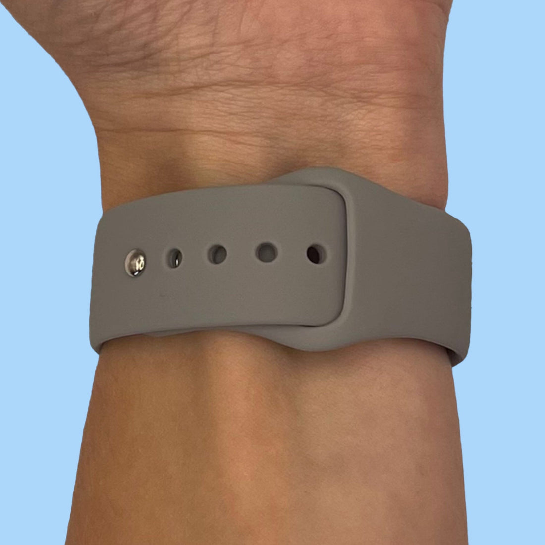 grey-garmin-vivomove-hr-hr-sports-watch-straps-nz-silicone-button-watch-bands-aus