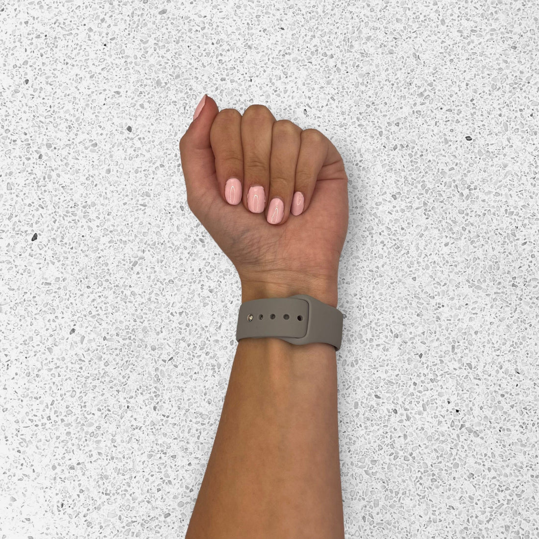 grey-garmin-bounce-watch-straps-nz-silicone-button-watch-bands-aus