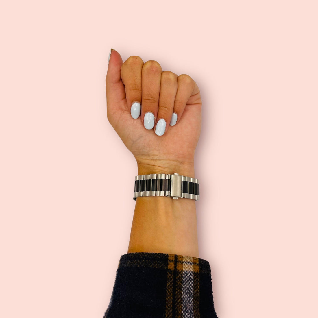 silver-black-metal-amazfit-20mm-range-watch-straps-nz-stainless-steel-link-watch-bands-aus-991015