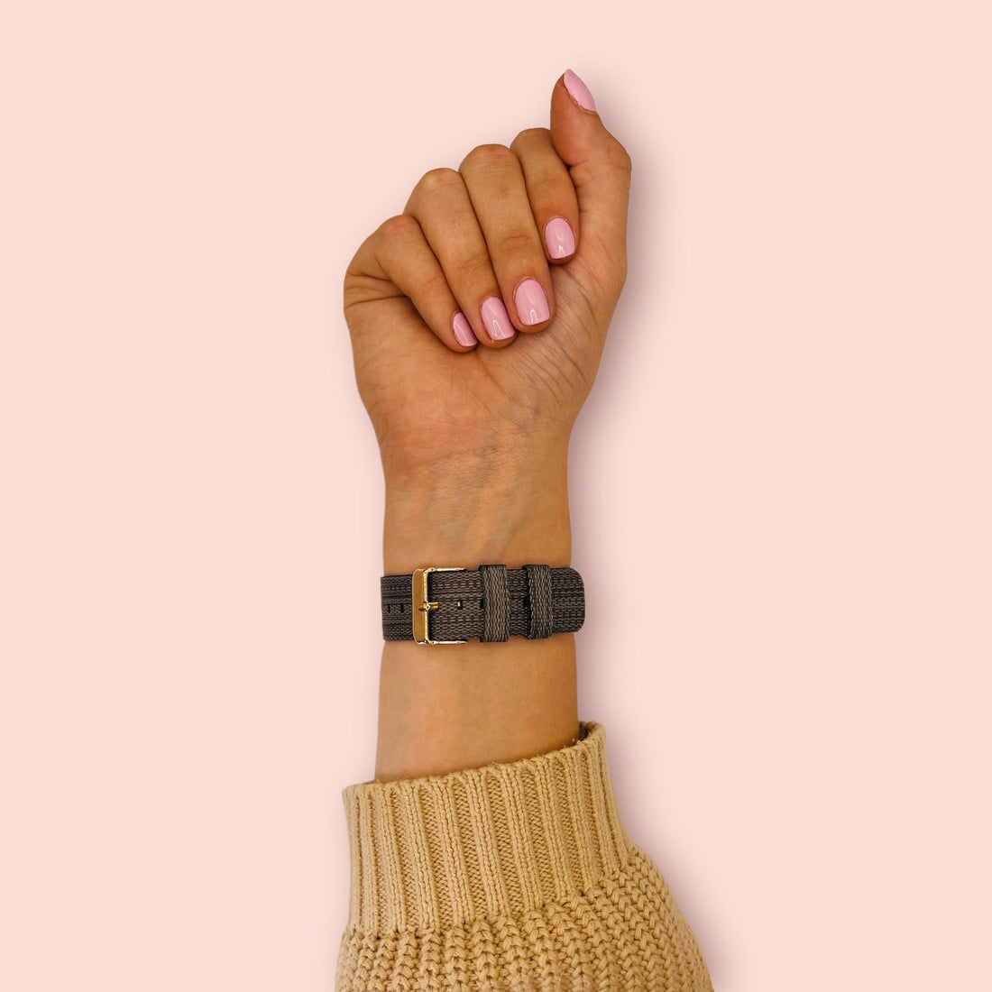 charcoal-samsung-22mm-range-watch-straps-nz-canvas-watch-bands-aus