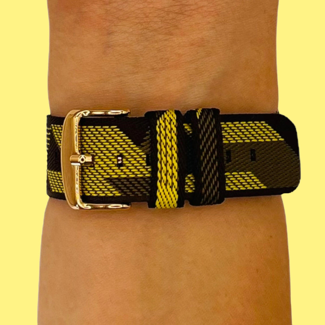 yellow-pattern-garmin-d2-x10-watch-straps-nz-canvas-watch-bands-aus-996015