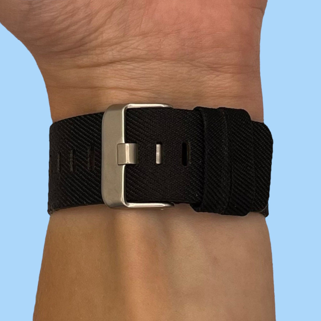 black-garmin-venu-sq-watch-straps-nz-canvas-watch-bands-aus