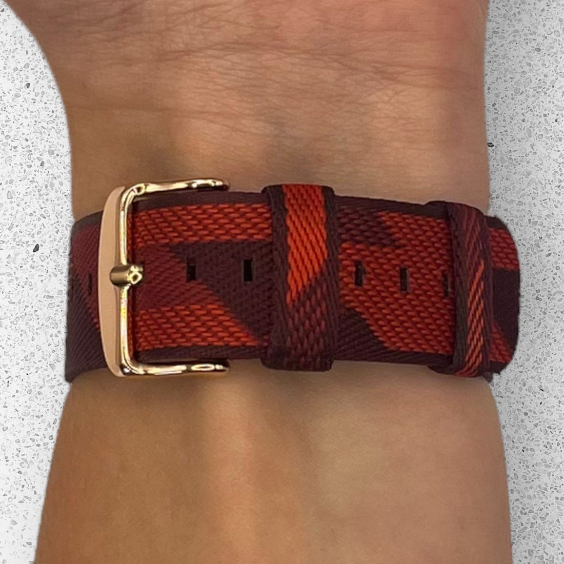 red-pattern-garmin-hero-legacy-(40mm)-watch-straps-nz-canvas-watch-bands-aus-996006