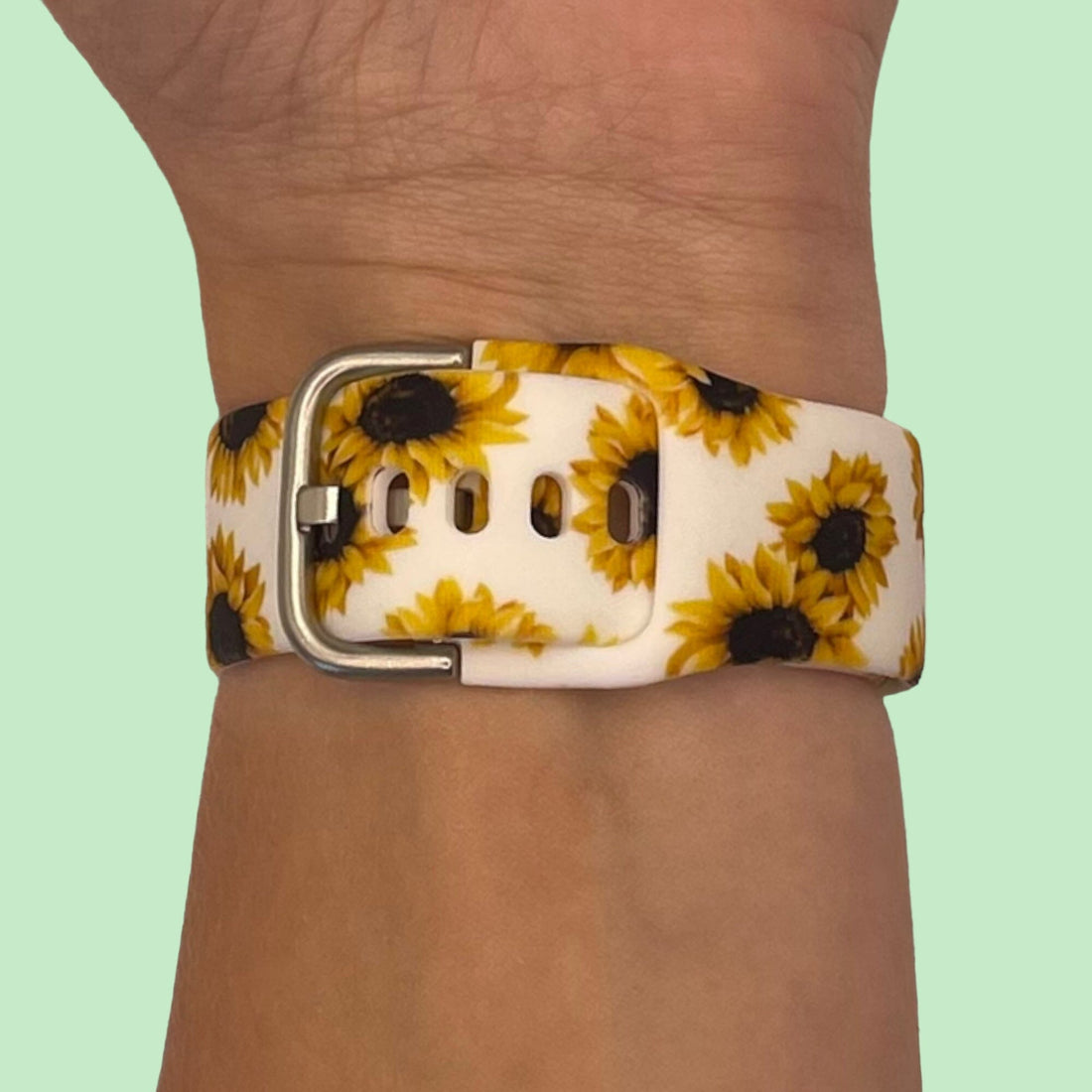 sunflowers-white-polar-vantage-m2-watch-straps-nz-pattern-straps-watch-bands-aus-808405