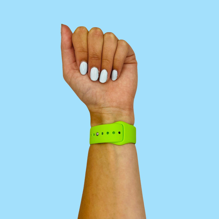 lime-green-garmin-venu-sq-2-watch-straps-nz-silicone-button-watch-bands-aus