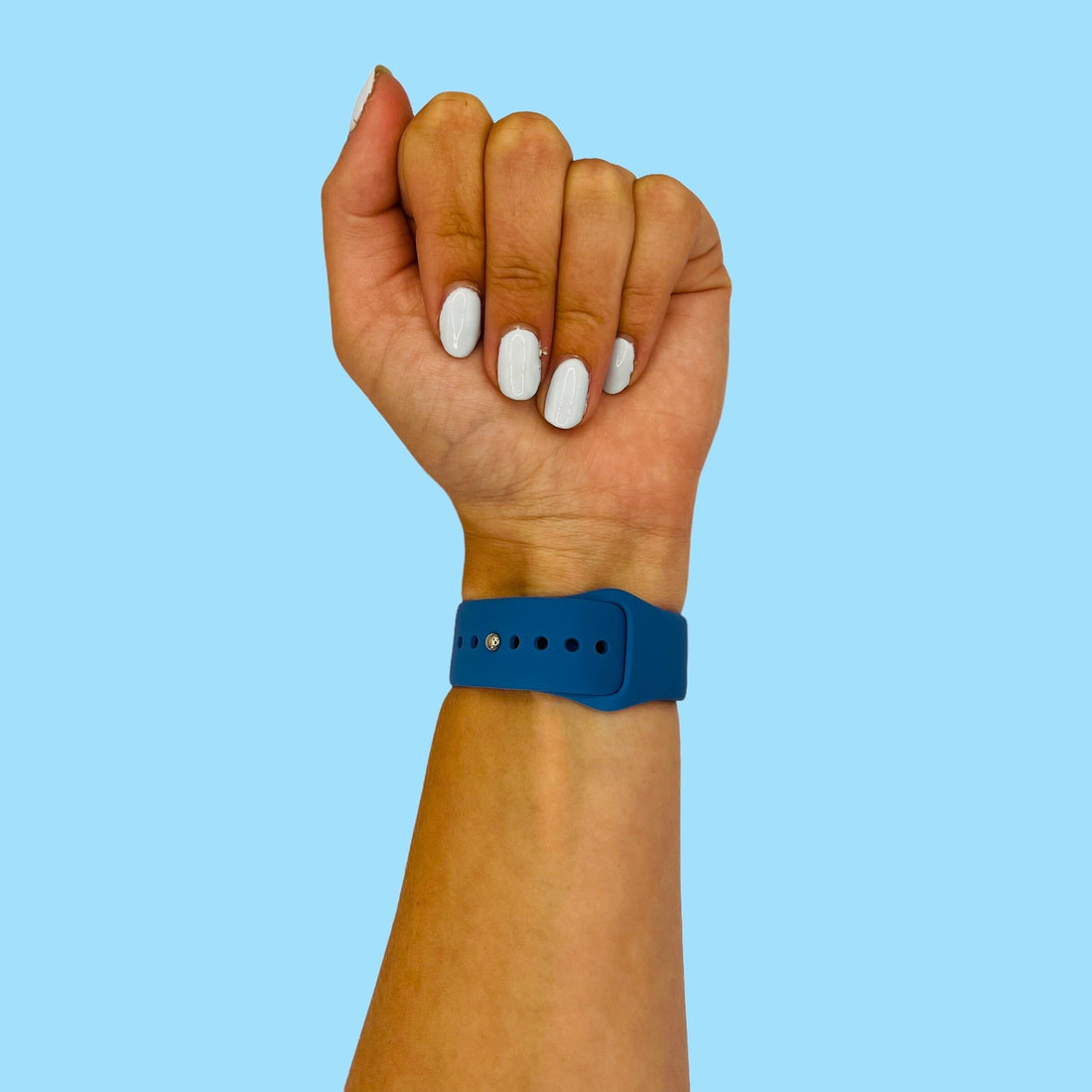 blue-huawei-watch-2-classic-watch-straps-nz-silicone-button-watch-bands-aus